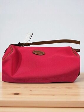 Dooney & Bourke Nylon Canvas Red Small Barrel Shoulder Bag NWT